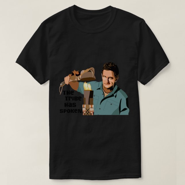 T-shirt Jeff Probst La Tribu A Parlé (Design devant)