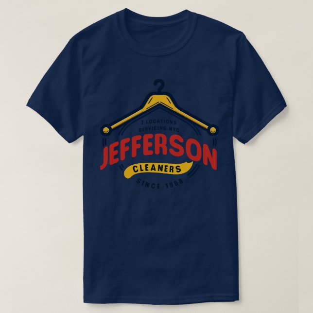 T-shirt Jefferson Cleaners NYC depuis 1968 (Design devant)