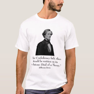 T-shirt Jefferson Davis et citation