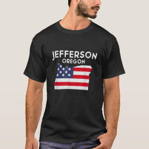 T-shirt Jefferson Oregon USA State America Travel Oregon