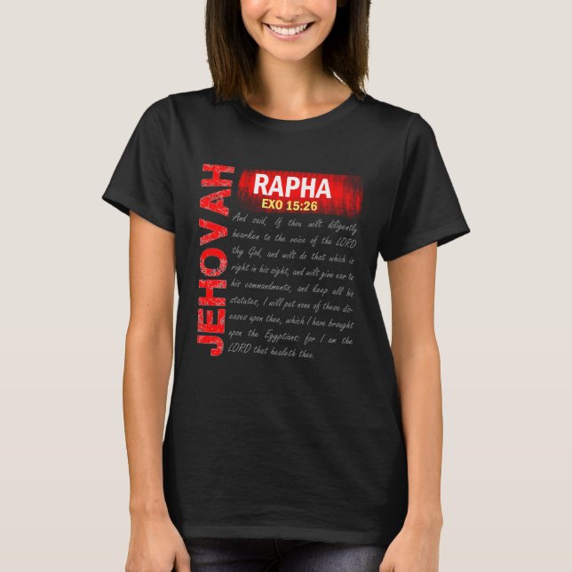 T-shirt Jehovah Rapha (Devant)