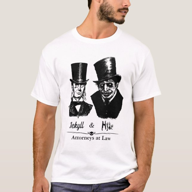 T-shirt Jekyll et Hyde Attorneys at Law (Devant)