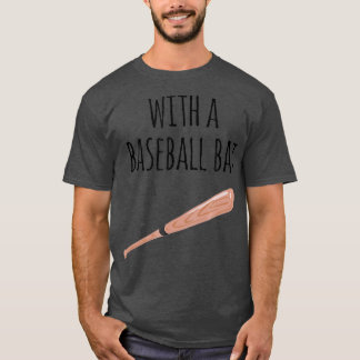 T-shirt Jelée De Beurre D'Arachide Avec Couples De Bat De