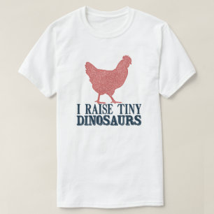 T-SHIRT J'ÉLÈVE DE PETITS DINOSAURS CHICKAAMER