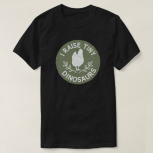T-SHIRT J'ÉLÈVE DE PETITS DINOSAURS CHICKKLOVER
