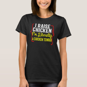 T-shirt J'élève des poules Fermier Vie rurale Élevage Cow