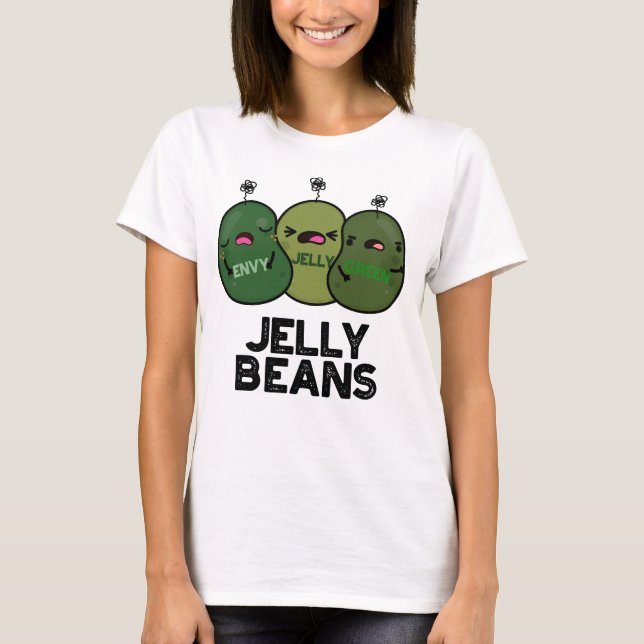 T-shirt Jelly Haricots Drôle Jalous Bonbons Pun (Devant)