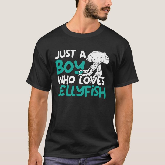 T-shirt Jellyfish Boy Jelly Fish Aquarium Marine Biologie (Devant)