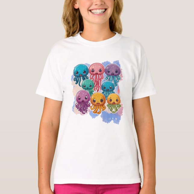 T-shirt Jellyfish choqué (Devant)