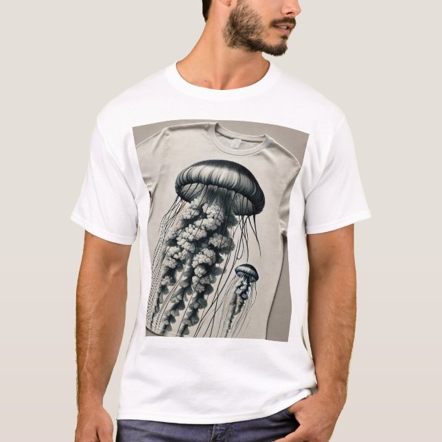 T-shirt Jellyfish Elegance Tee (Devant)