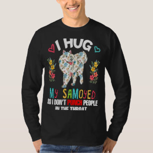 T-shirt J'embrasse My Samoyed Donc je ne plaisante pas Les