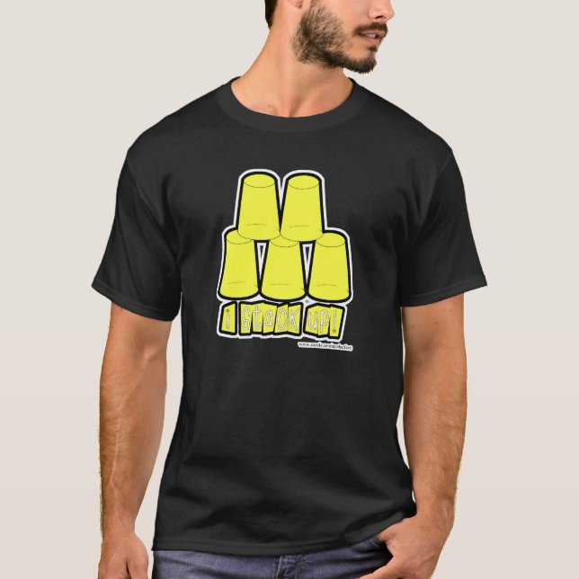 T-shirt J'Empile Les Tasses (Devant)