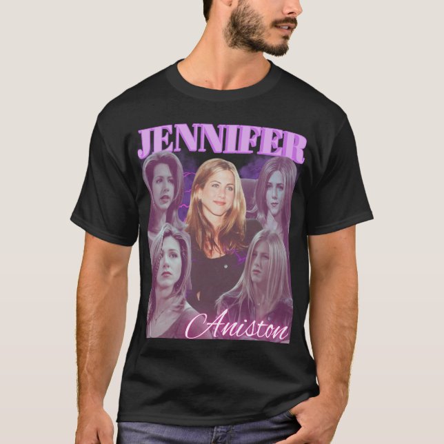 T-shirt Jennifer Aniston Friends Vintage Bootleg (Devant)