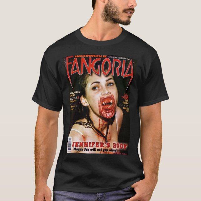 T-shirt Jennifer&X27 ; S Body Megan Fox Magazine Couvertur (Devant)