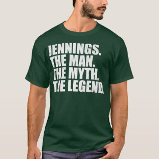 T-shirt JenningsJennings Nom de famille Jennings nom de fa