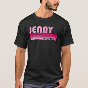 T-shirt JENNY Nom Personnalisé Retro Vintage 80S 90S Birt