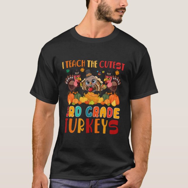T-shirt J'Enseigne À La Troisième Année De La Troisième An (Devant)
