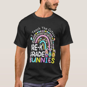 T-shirt J'enseigne aux adorables lapins de pré-maternelle