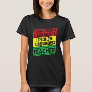 T-shirt J'Enseigne La Force Égalité Amour Gentillesse Ense