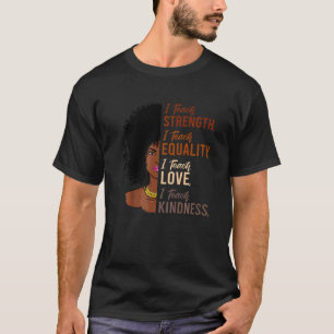 T-shirt J'enseigne la force Égalité Mois de l'histoire des