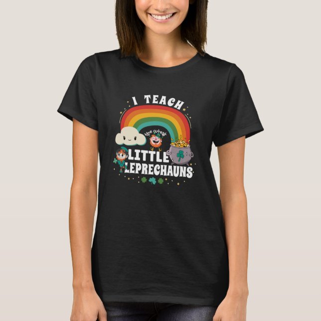T-shirt J'Enseigne Le Petit Leprechauns Le Plus Croustilla (Devant)