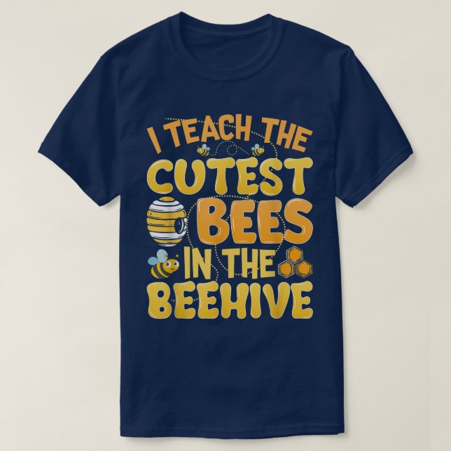T-shirt J'Enseigne Les Abeilles Les Plus Cuttes Dans La Ma (Design devant)