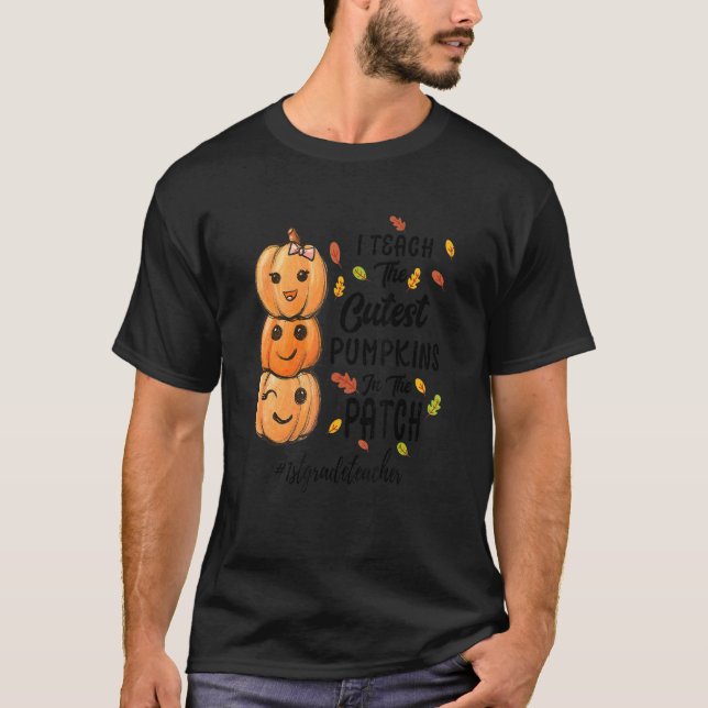 T-shirt J'Enseigne Les Citrouilles Les Plus Couteux Dans L (Devant)