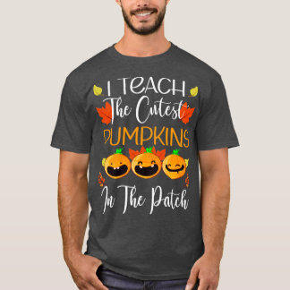 T-shirt J'Enseigne Les Citrouilles Les Plus Couteux Dans L