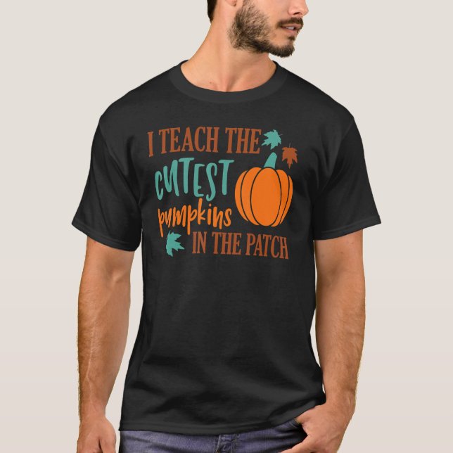 T-shirt J'Enseigne Les Citrouilles Les Plus Couteux Dans L (Devant)