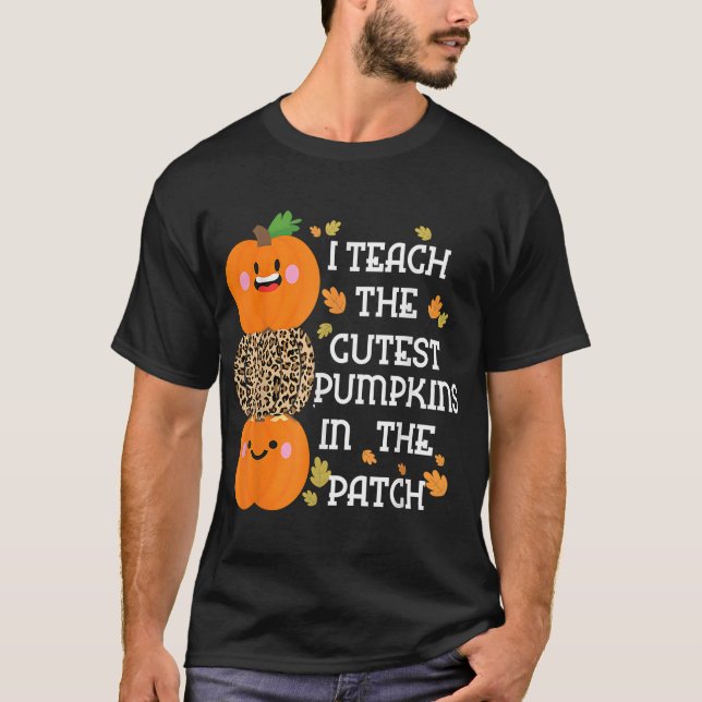 T-shirt J'Enseigne Les Citrouilles Les Plus Couteux Dans L (Devant)