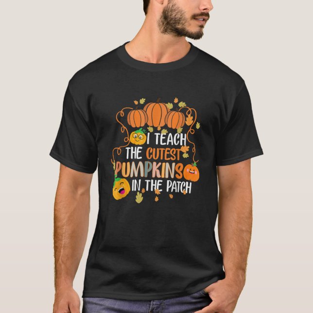 T-shirt J'Enseigne Les Citrouilles Les Plus Couteux Dans L (Devant)