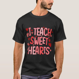 T-shirt J'enseigne les Coeurs sucrés Professeur Saint Vale