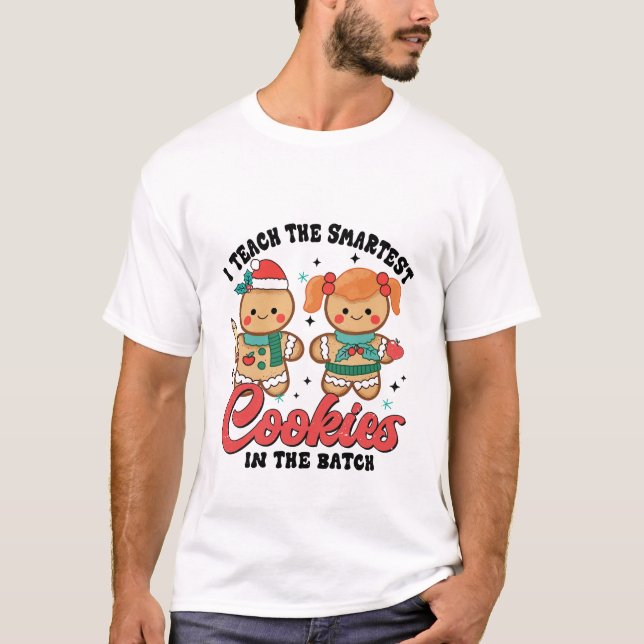 T-shirt J'Enseigne Les Cookies Les Plus Intelligents Dans  (Devant)