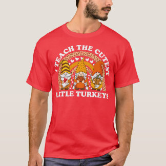 T-shirt J'Enseigne Les Dindons Les Plus Couteux Enseignant
