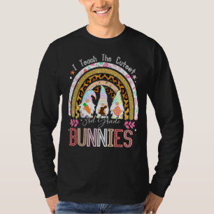 T-shirt J'enseigne les lapins de 3e catégorie Leopard Rain