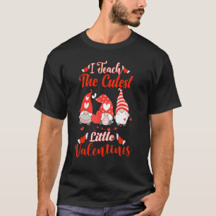 T-shirt J'Enseigne Les Petites Valentines Les Plus Cuttes 