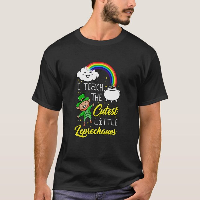 T-shirt J'Enseigne Les Petits Leprechauns Les Plus Crousti (Devant)