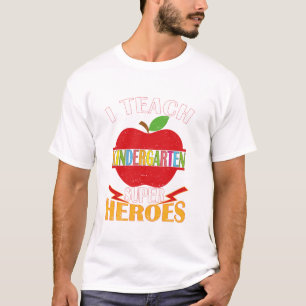 T-shirt J'Enseigne Les Superhéros De La Maternelle À L'Éco
