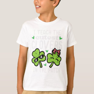 T-shirt J'enseigne les trèfles les plus mignons dans Patch