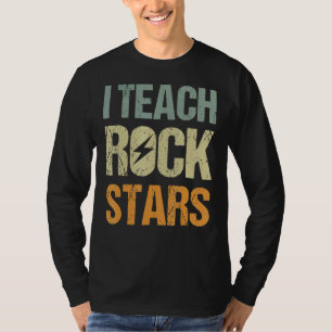 T-shirt J'Enseigne Rockstars Music Teacher À L'École