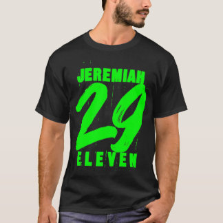 T-shirt Jérémie 29 11 Onze Citation Verse De La Bible Chré