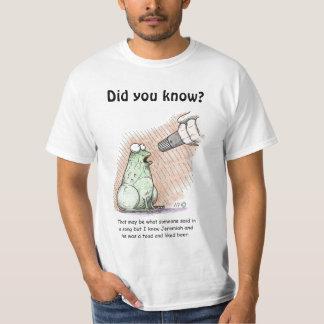 T-shirt Jérémie le crapaud, avez-vous su ?