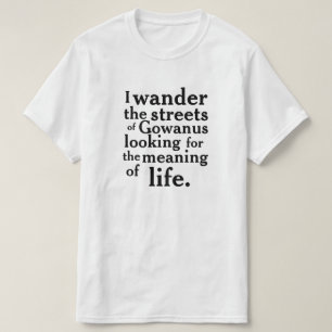T-shirt J'erre les rues de Gowanus…