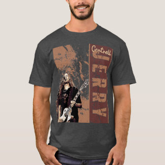 T-shirt Jerry Cantrell Brown Vintage