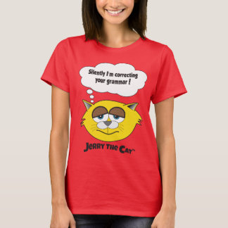 T-shirt Jerry Le Chat (Je corrige ta grammaire)