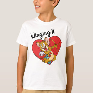 T-shirt Jerry Mouse habillée en Saint Valentin