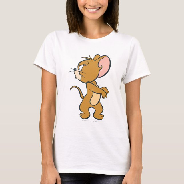 T-shirt Jerry Regarder En Arrière En Colère (Devant)