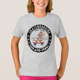 T-shirt Jerry Skateboard - Prêt À Faire Du Ride