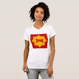 T-shirt jersey blanc FEMMES Design ESPANA