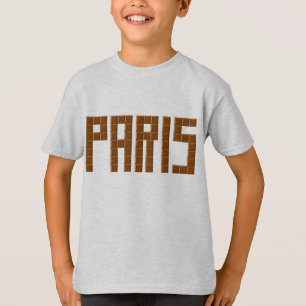 T-shirt jersey fine gray PARIS CHOCOLAT